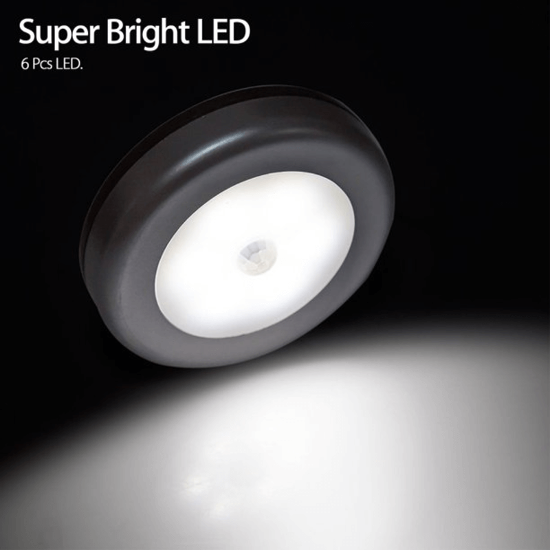Motion Sensor LED Night Light - Battery Operated, Easy Installation
