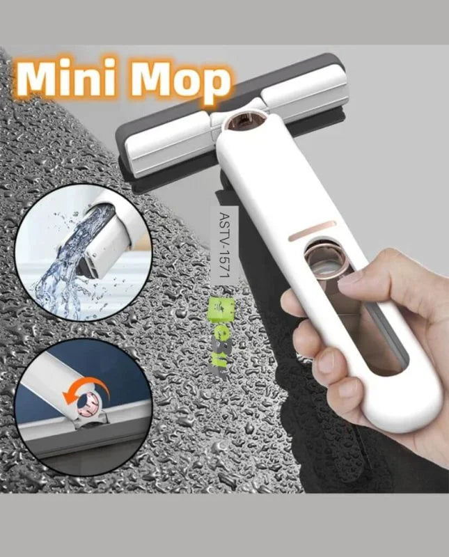 Portable Hands-Free Mini Floor Mop for Easy Cleaning